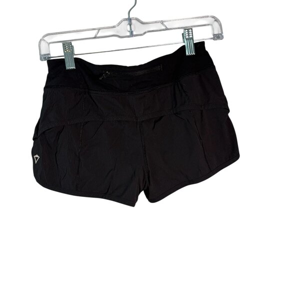Girls Ivivva Black Athletic Running Shorts With Zip Pocket Size 14 - Picture 4 of 6
